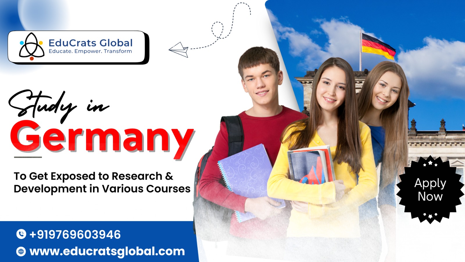 Study in Germany to Get Exposed to Research & Development in Various Courses
